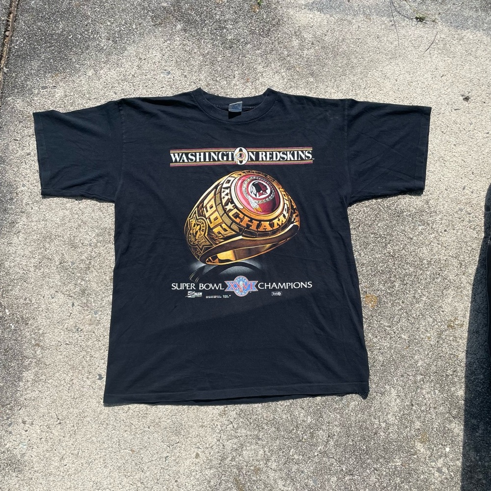 Vintage 1992 Washington Redskins NFL Super Bowl Champions Shirt Salem Sportswear